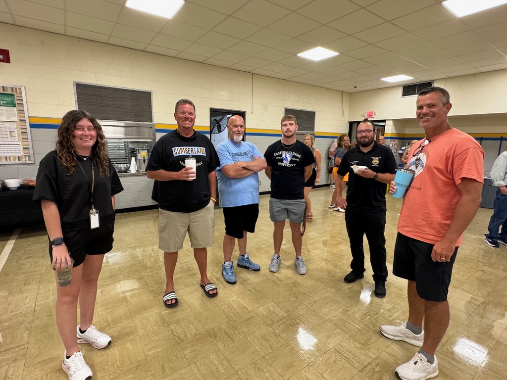 Staff is chatting and reconnecting.