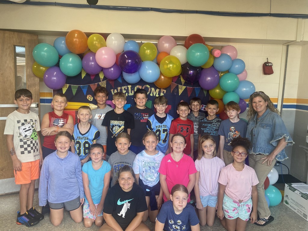 A picture of Mrs. McClellan's class.
