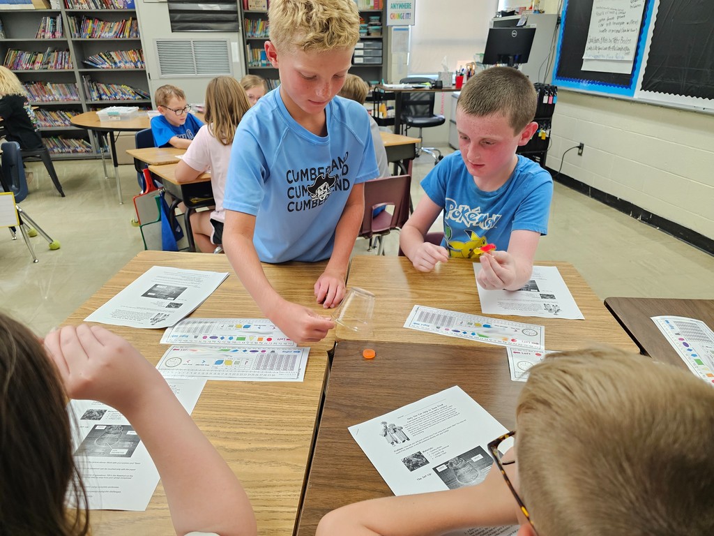 Students are working collaboratively to save Fred.