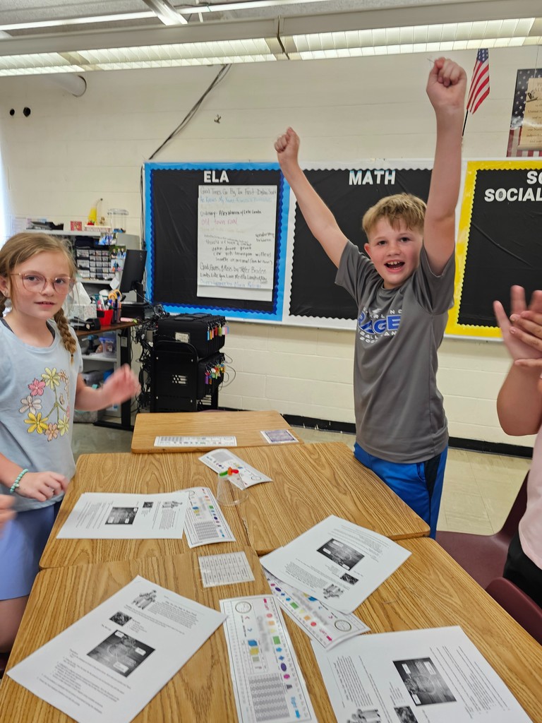 Students are working collaboratively to save Fred.