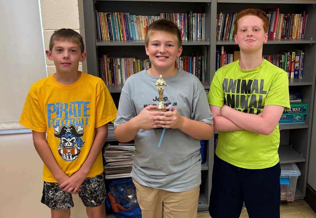 Winners of the rocket challenge.