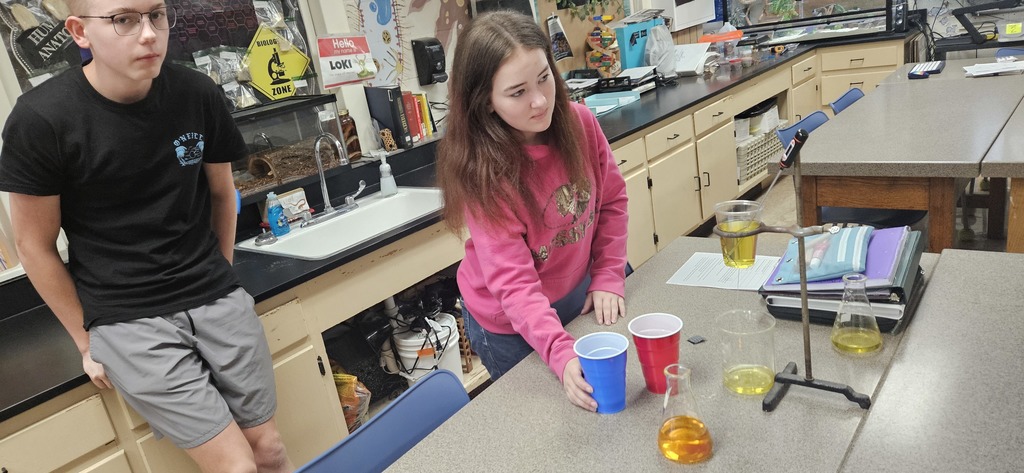 Students are keeping Homer "alive" with homeostasis. 