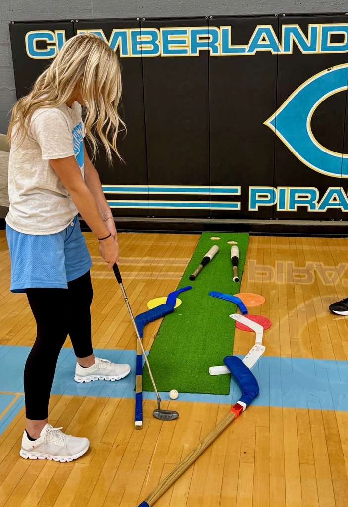 Students are attempting to put around the obstacles in the path. 