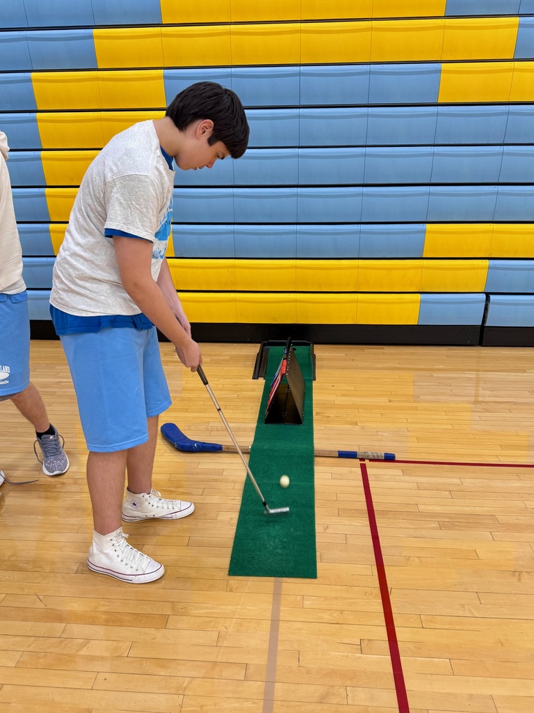 Students are attempting to put around the obstacles in the path. 