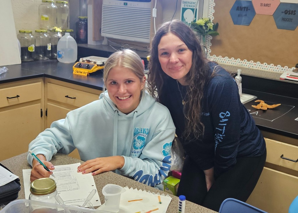 BIO 100 students are investigating pH. 