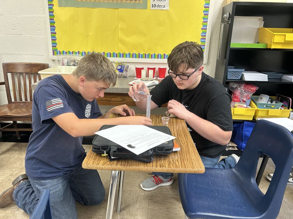 The students are using their new understanding of SI units to measure some beans and hypothesize what would happen when they were left in water overnight.
