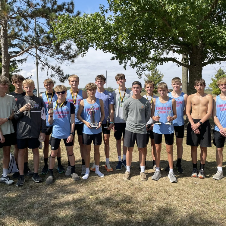The boys team was their awards