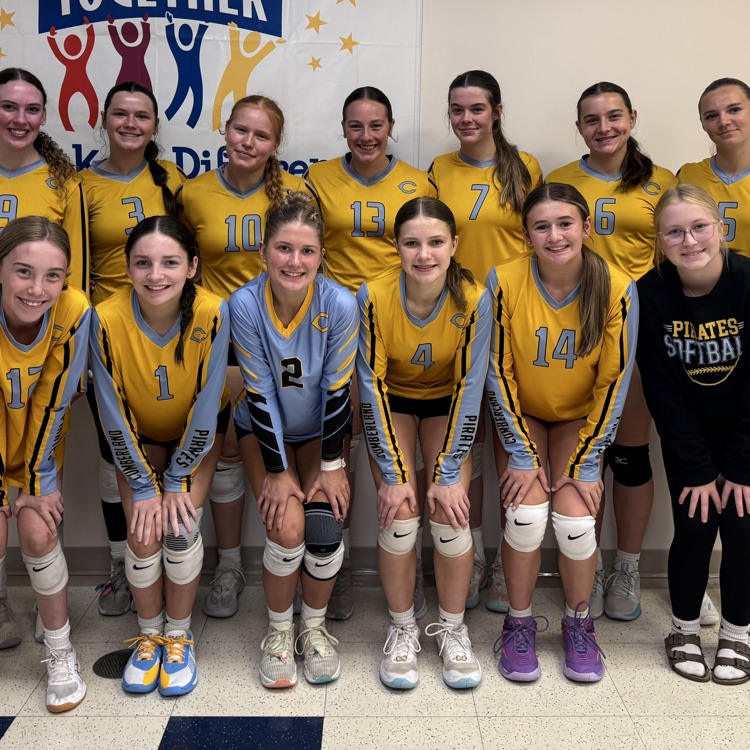 The picture is of the volleyball team