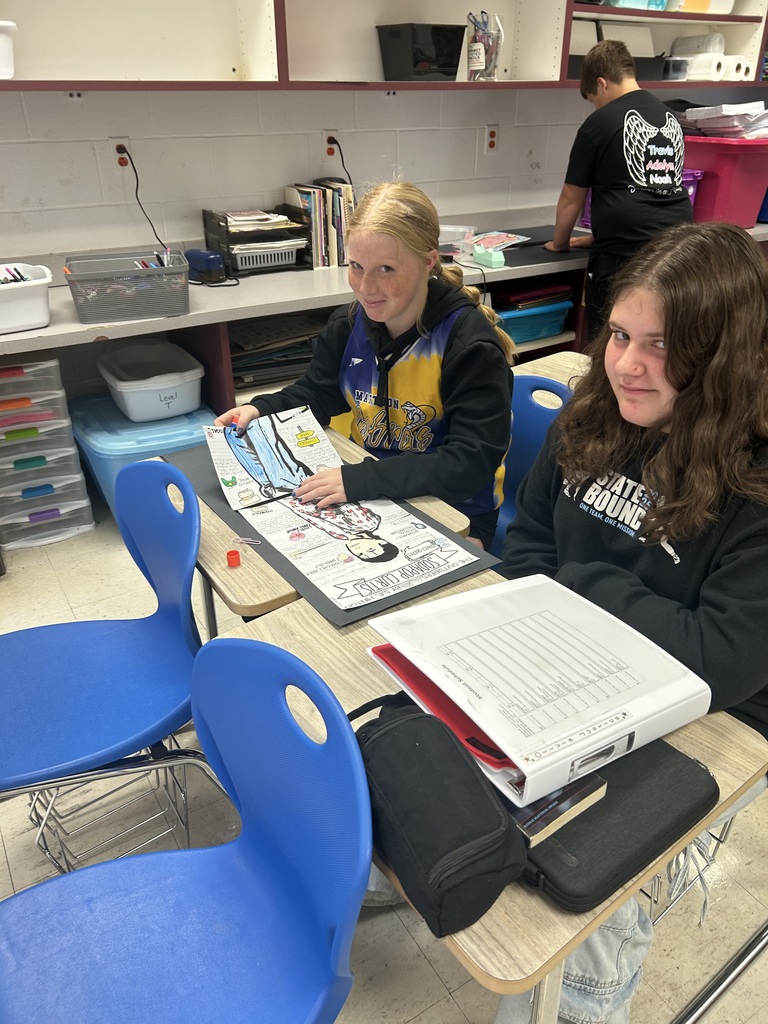Two students are putting together their project.