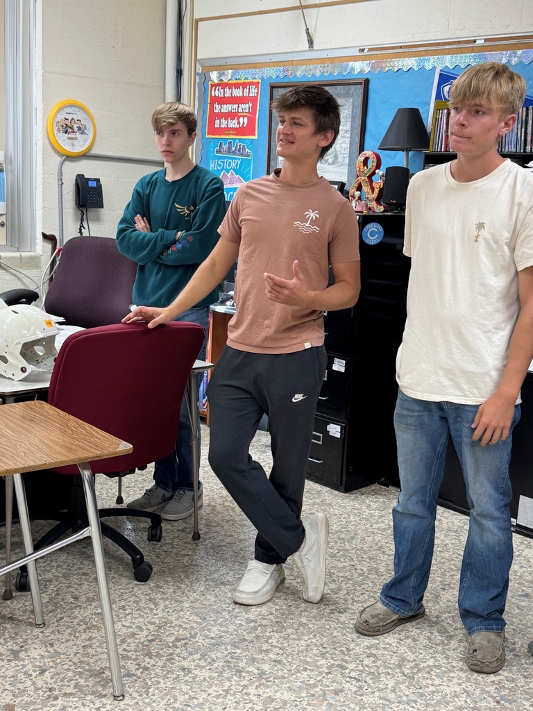 A student is defending his opinion.