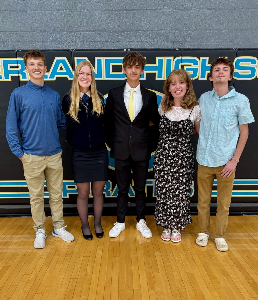 Pictured are the senior attendants.