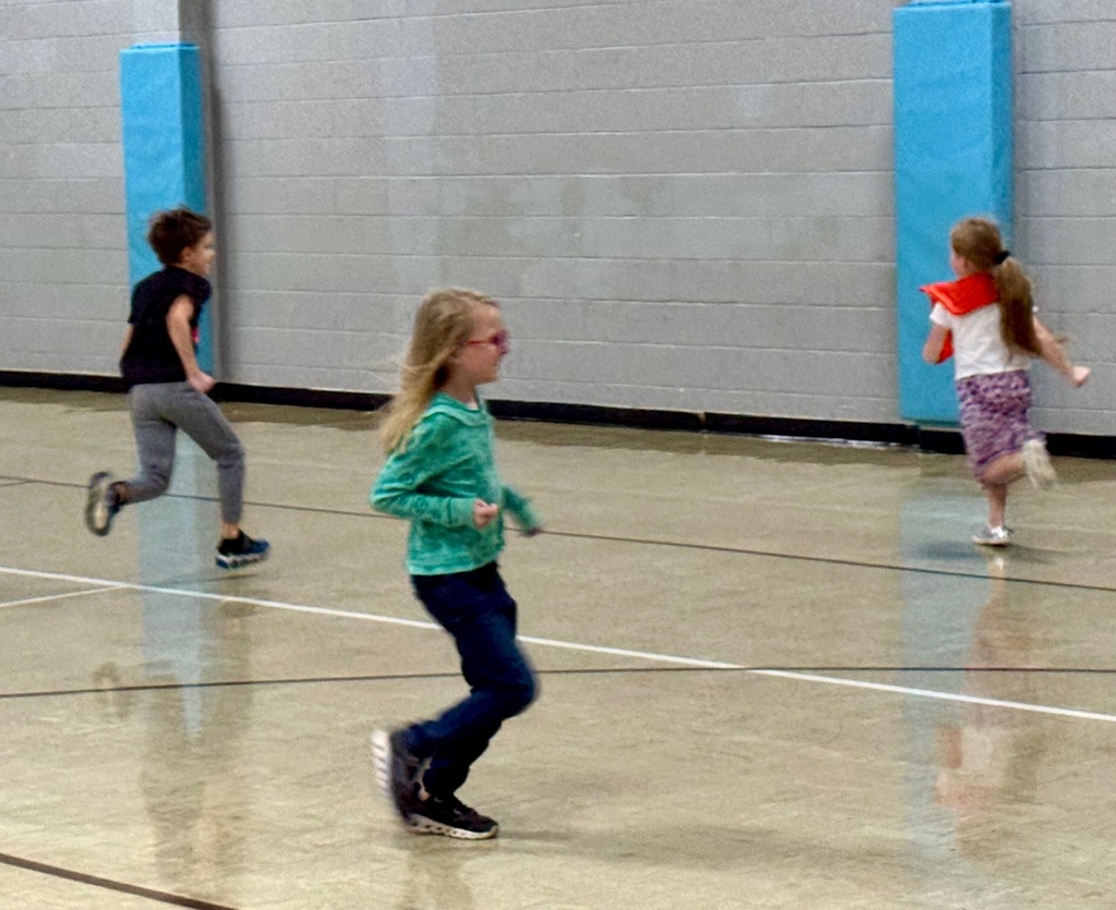 One Turkey is running from two hunters. 