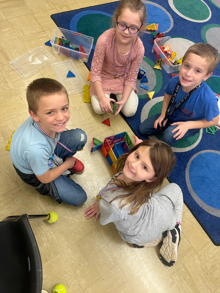 Students are creating a project about  one of their myths. 