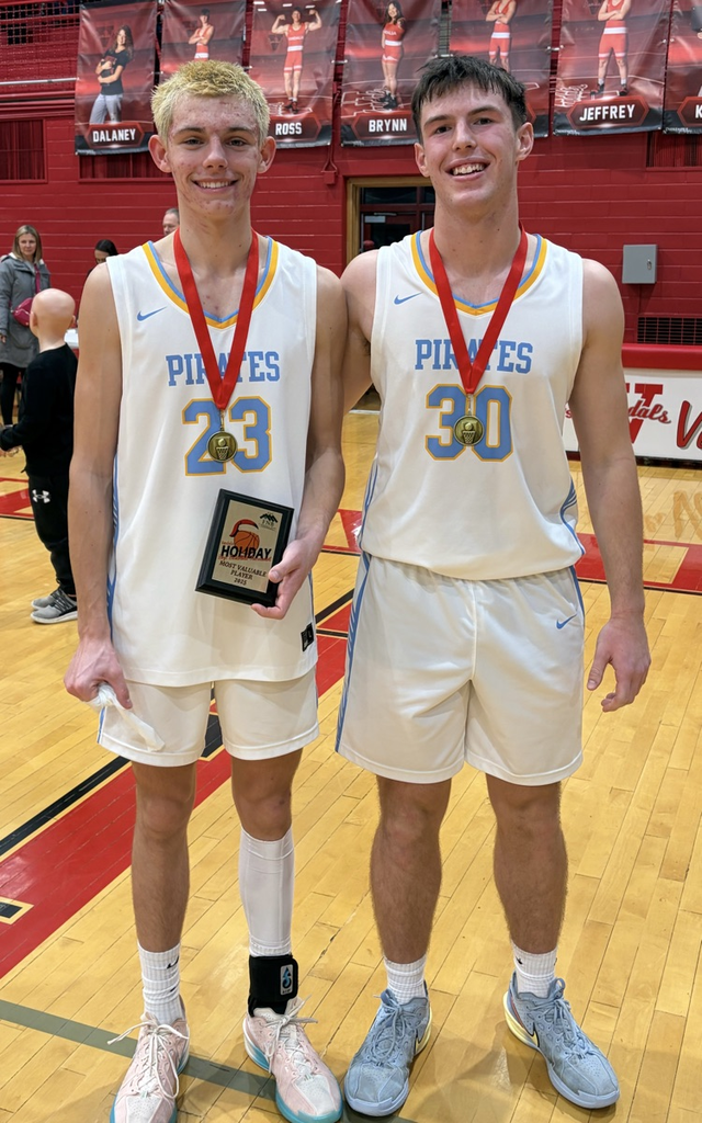 pictured are the two chosen for the all-tournament team.