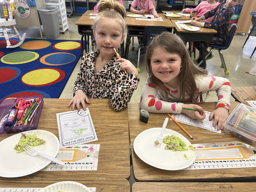 Two students are filling out their predictions. 