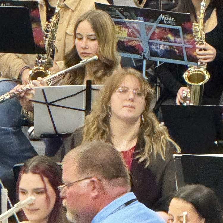 The flute section is paying a song. 
