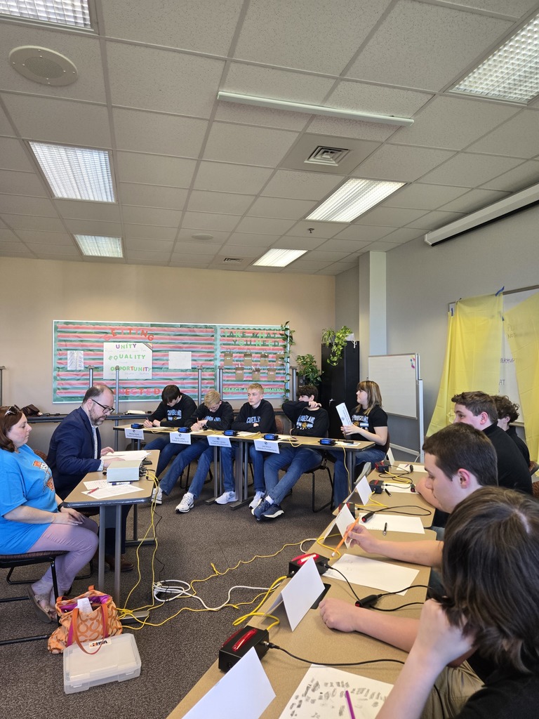 Pictured is teh team competing in a match. 