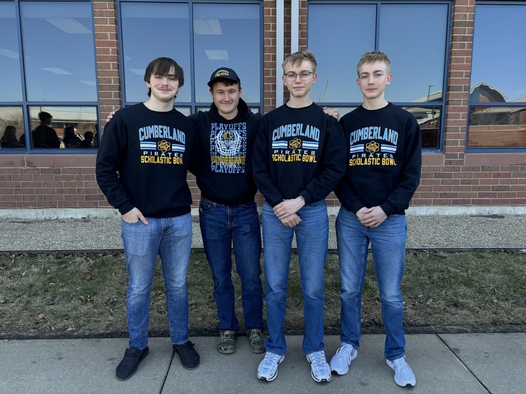 Pictured are the 4 senior members of the team. 