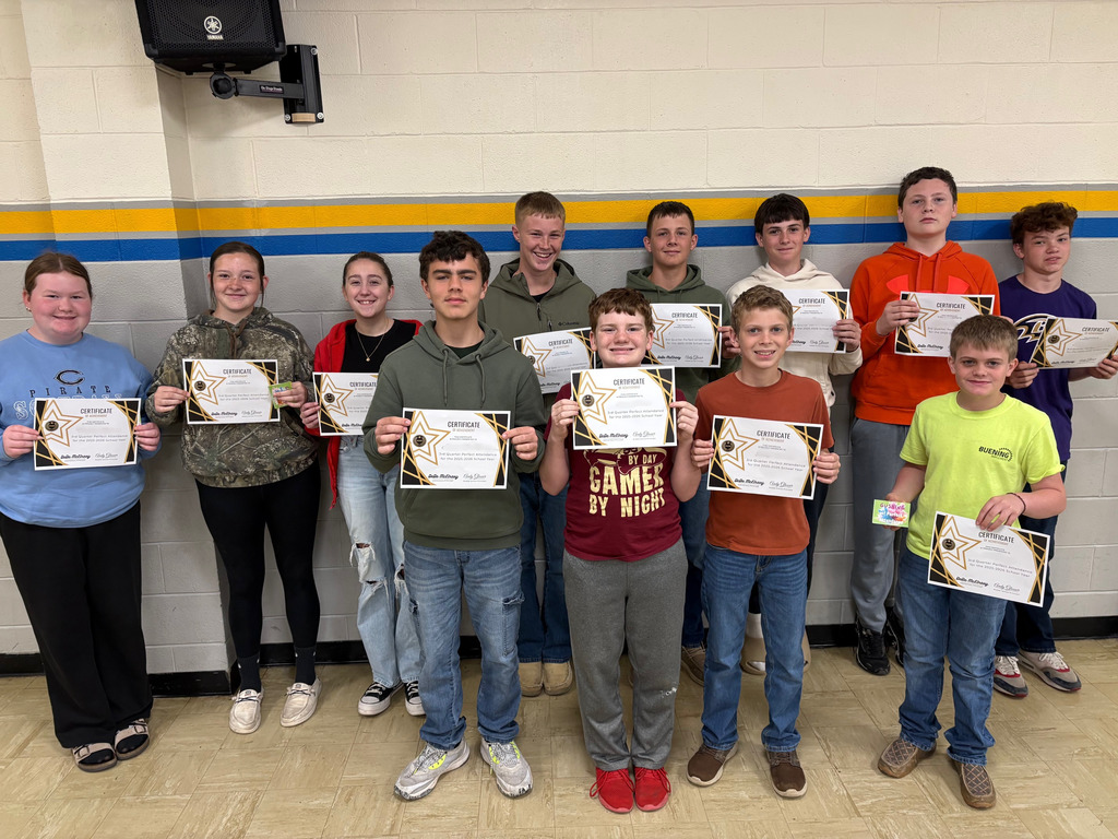 Pictured is one of the groups. The students are holding their certificates. 