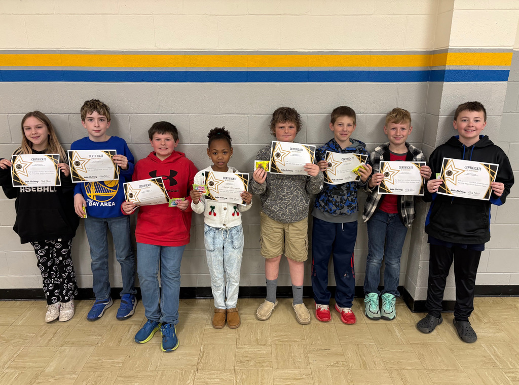 Pictured is one of the groups. The students are holding their certificates. 