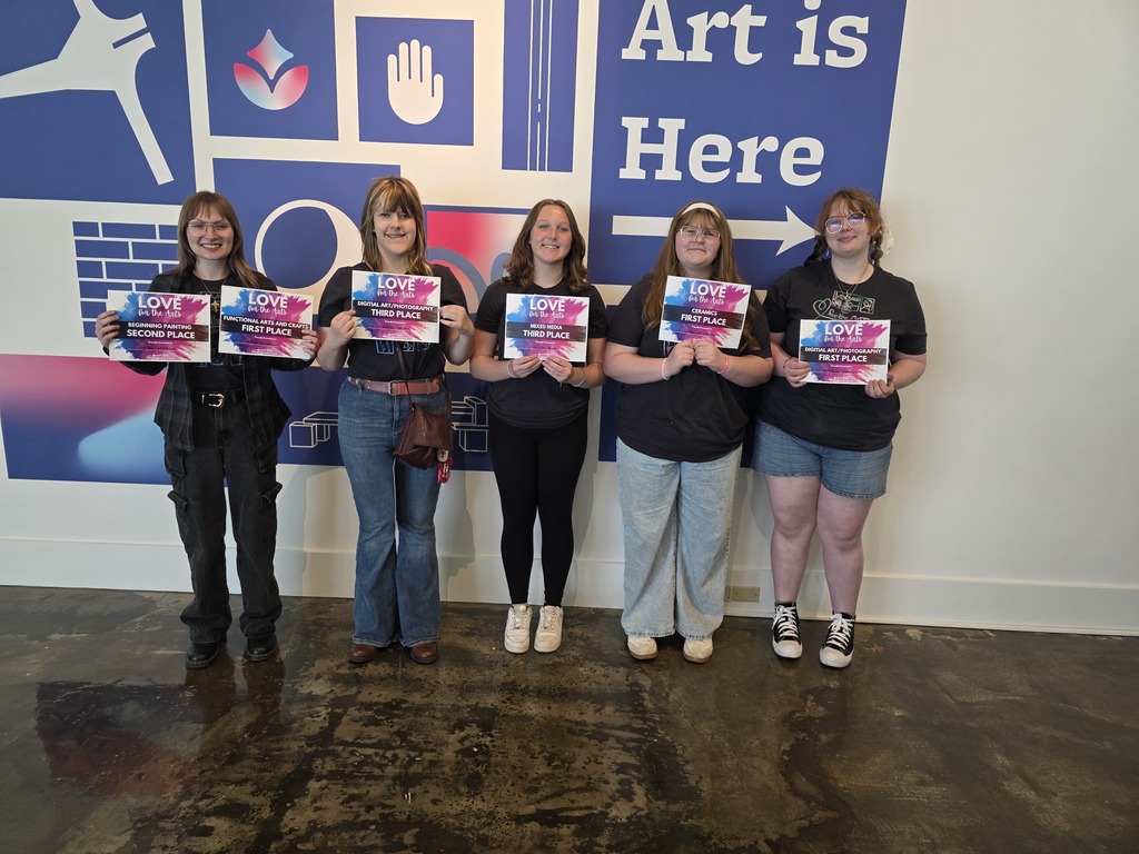 Pictured are the five winners displaying their certificates. 