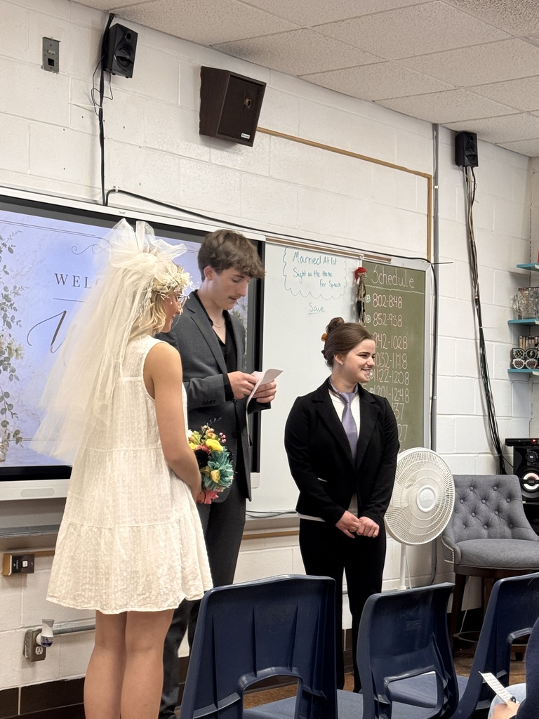 Three Married at First Sight characters are reinacting a wedding. 
