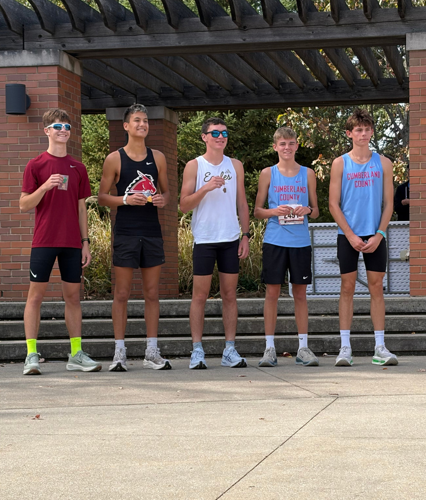 Pictured are the top five medalists. 