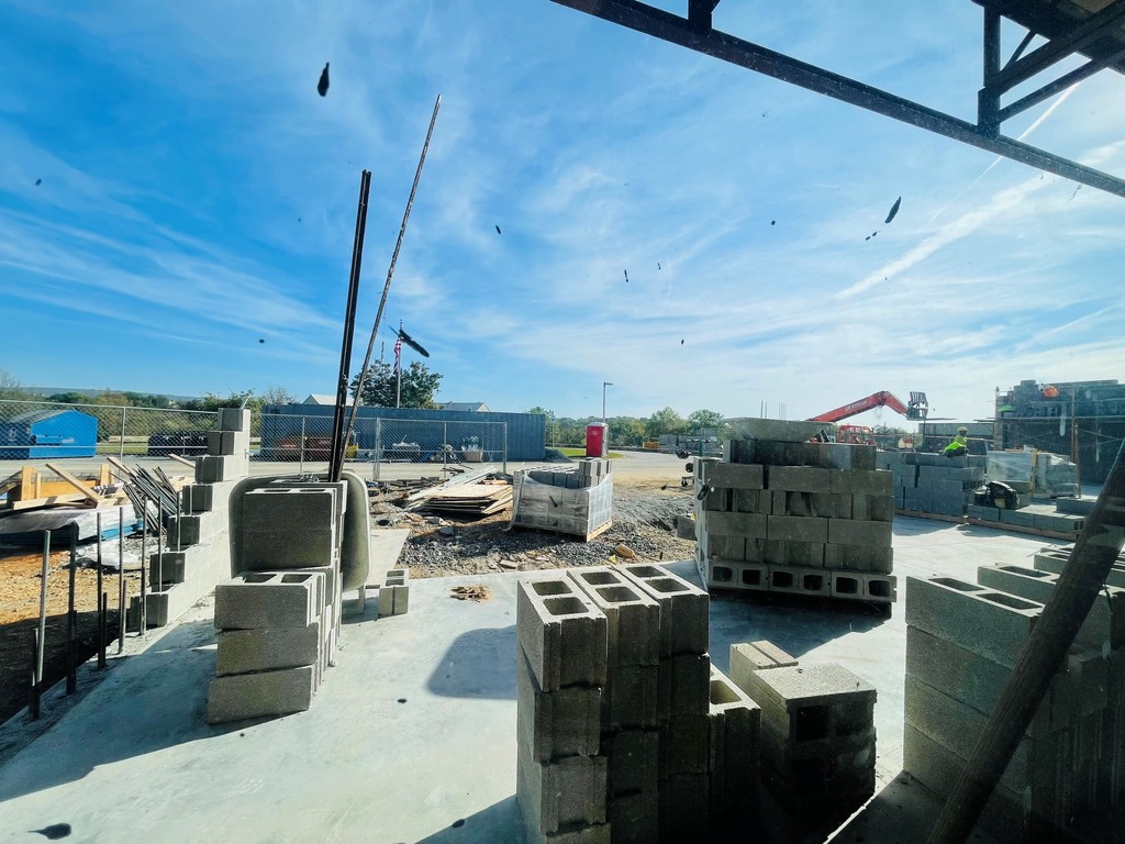 splatter and progress from our window view of new entry