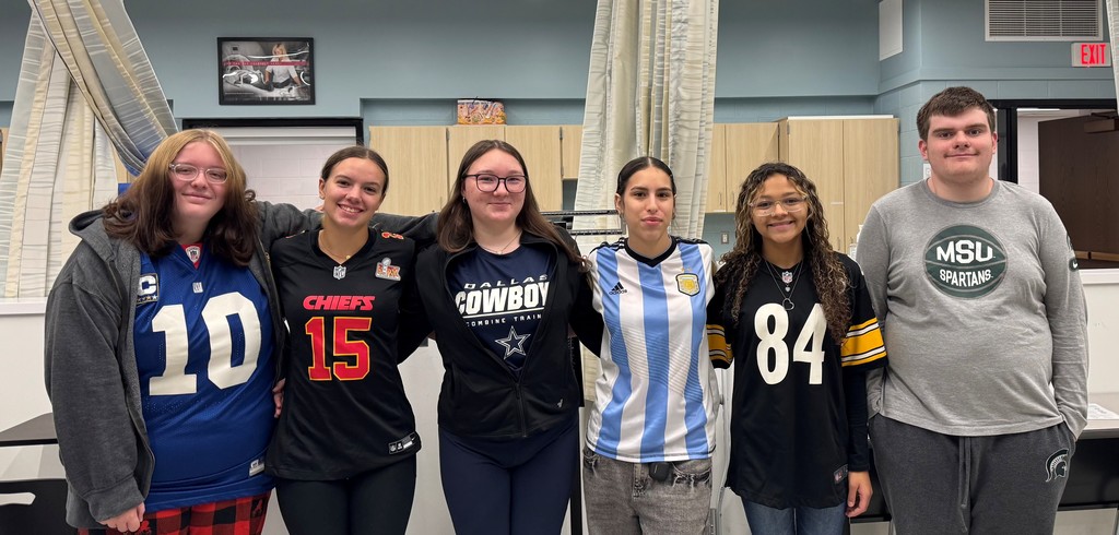 fall sports and jersey day