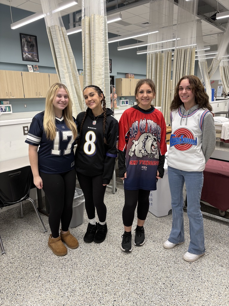 fall sports and jersey day