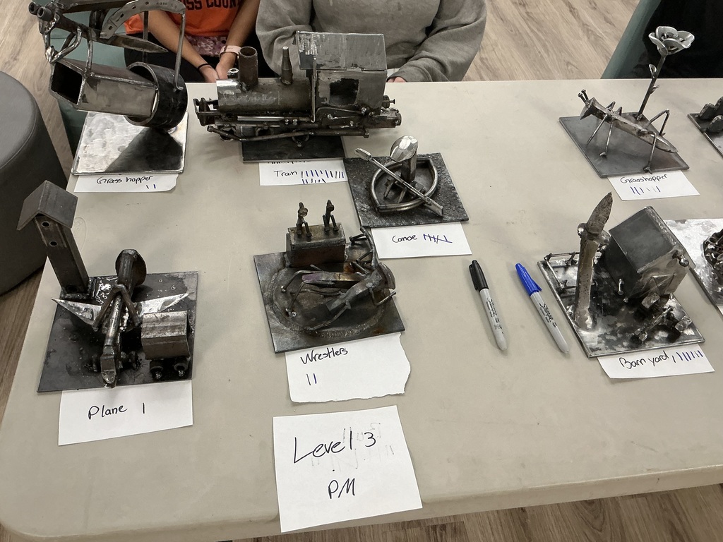 spike railroad art project