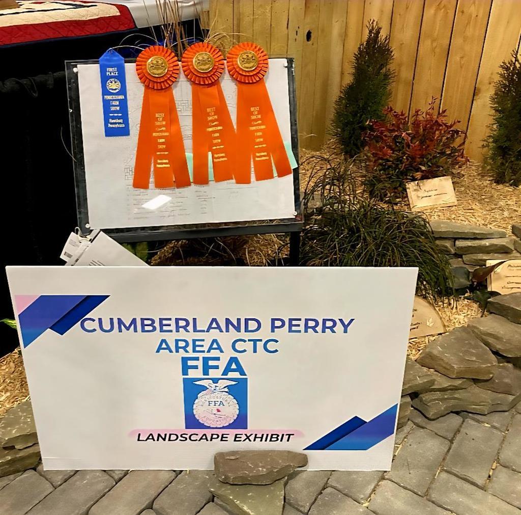 FFA 1st Place Landscape Display at PA Farm Show Comp 2026