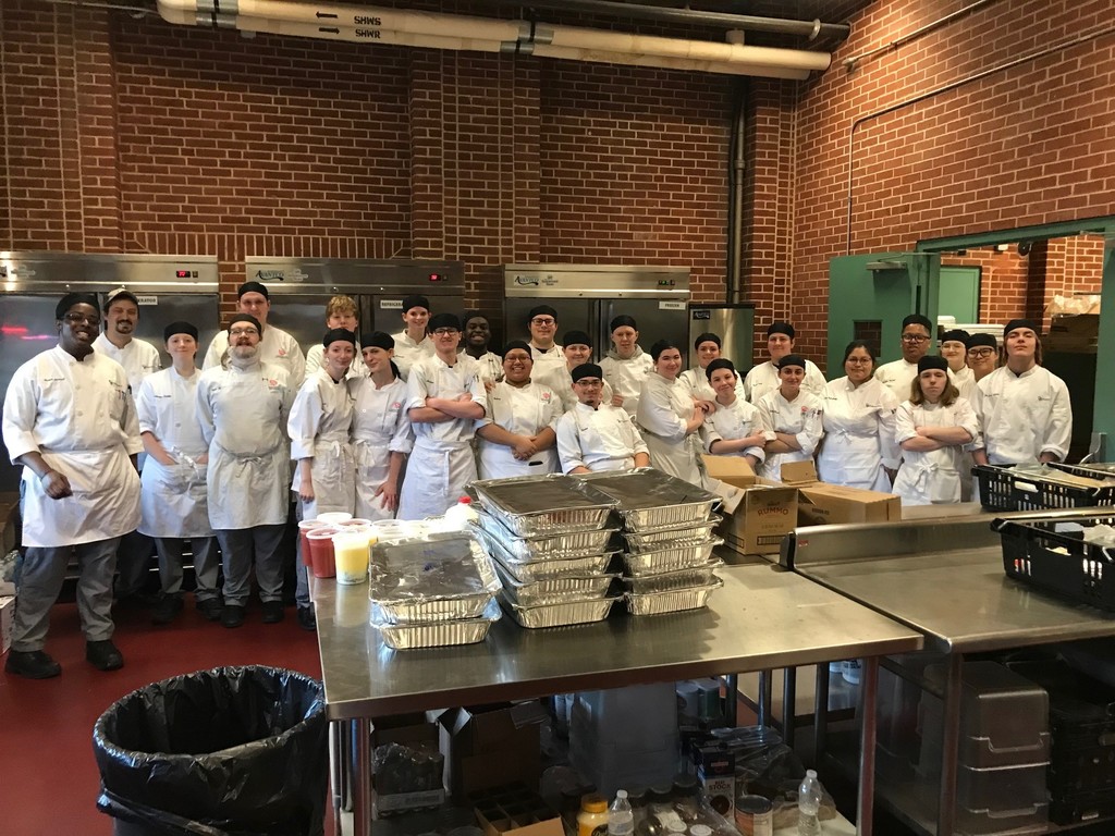 pa flavor at farm show 2026- culinary students from cpactc preparations