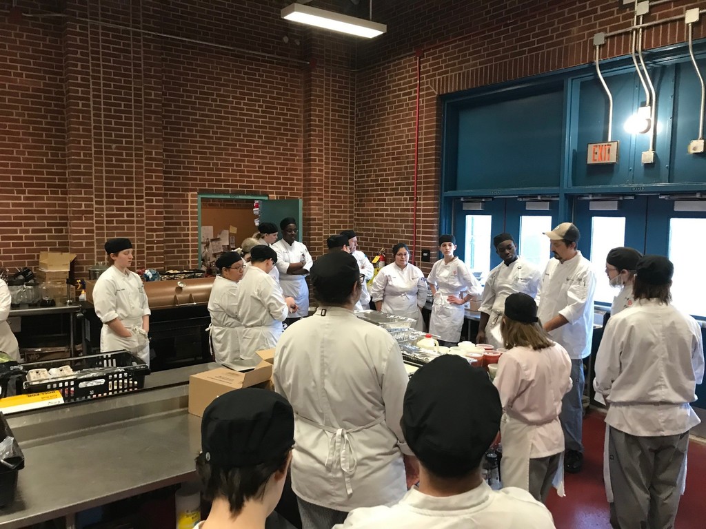 pa flavor at farm show 2026- culinary students from cpactc preparations