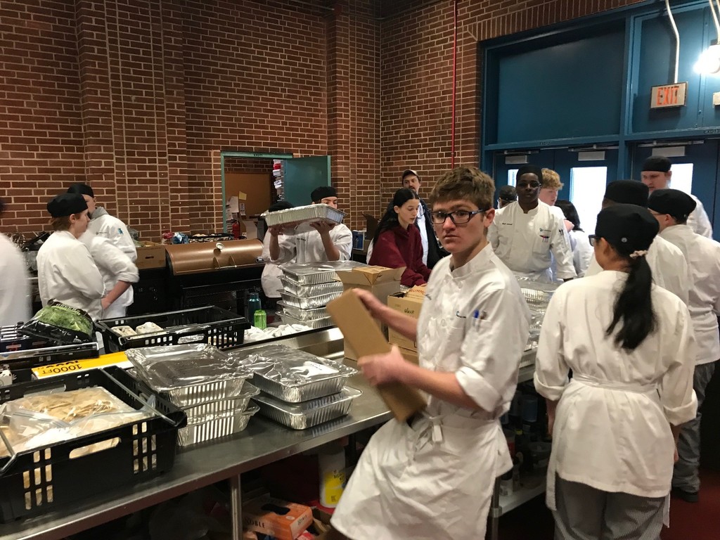 pa flavor at farm show 2026- culinary students from cpactc preparations