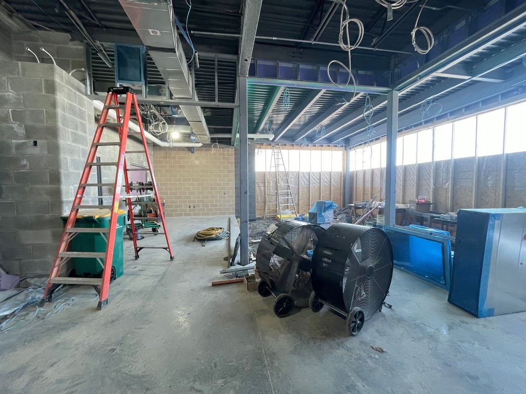 front entrance progress