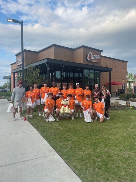 Boys Tennis Bonding at Raising Canes 2026