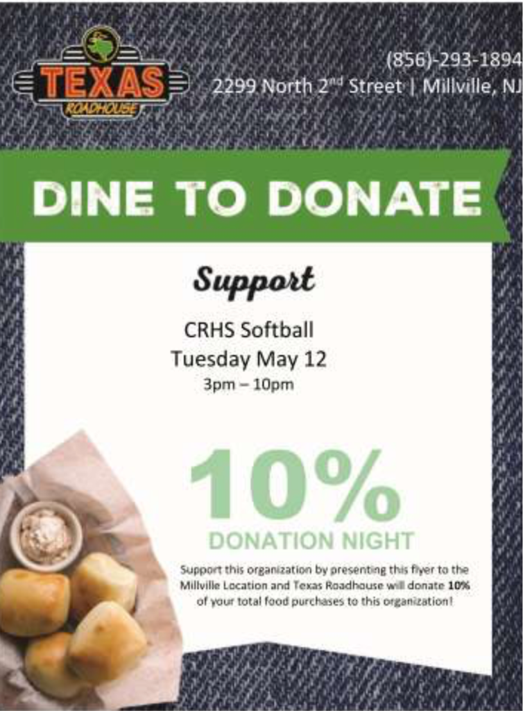 Girls Softball Texas Roadhouse Night
