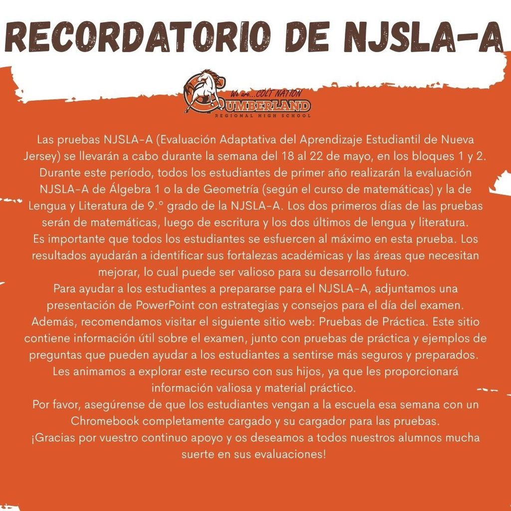2026 NJSLA-A Spanish