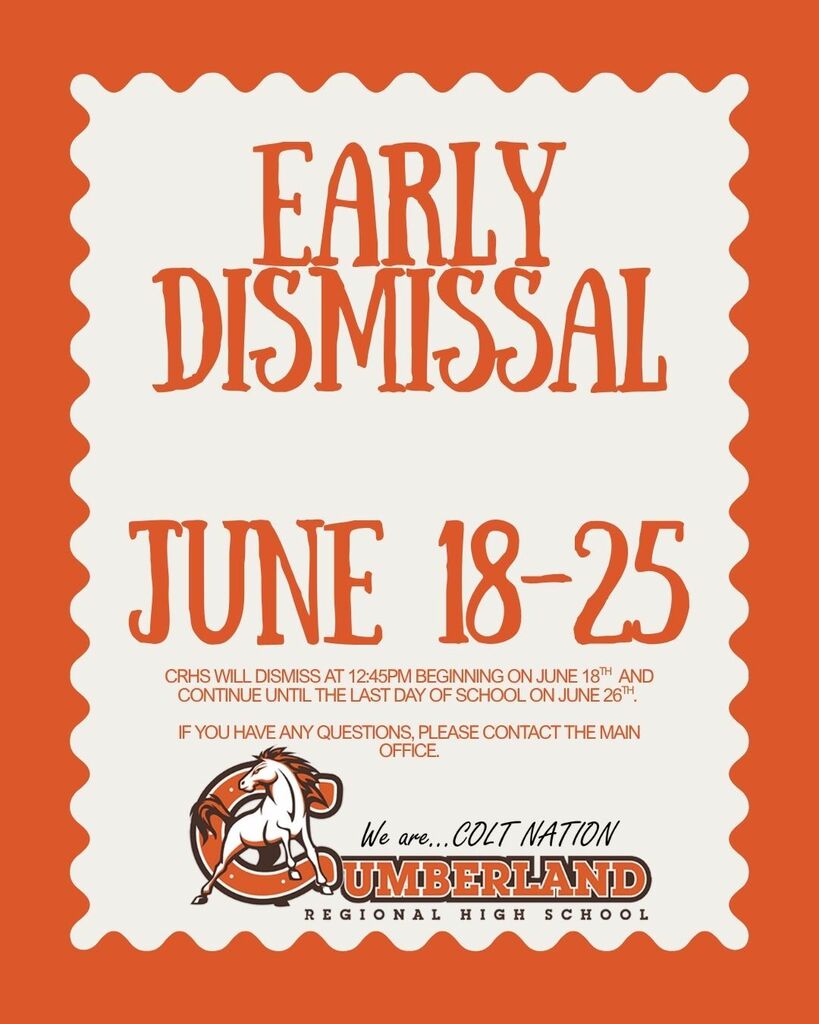 Early Dismissal June 18-25, 2026