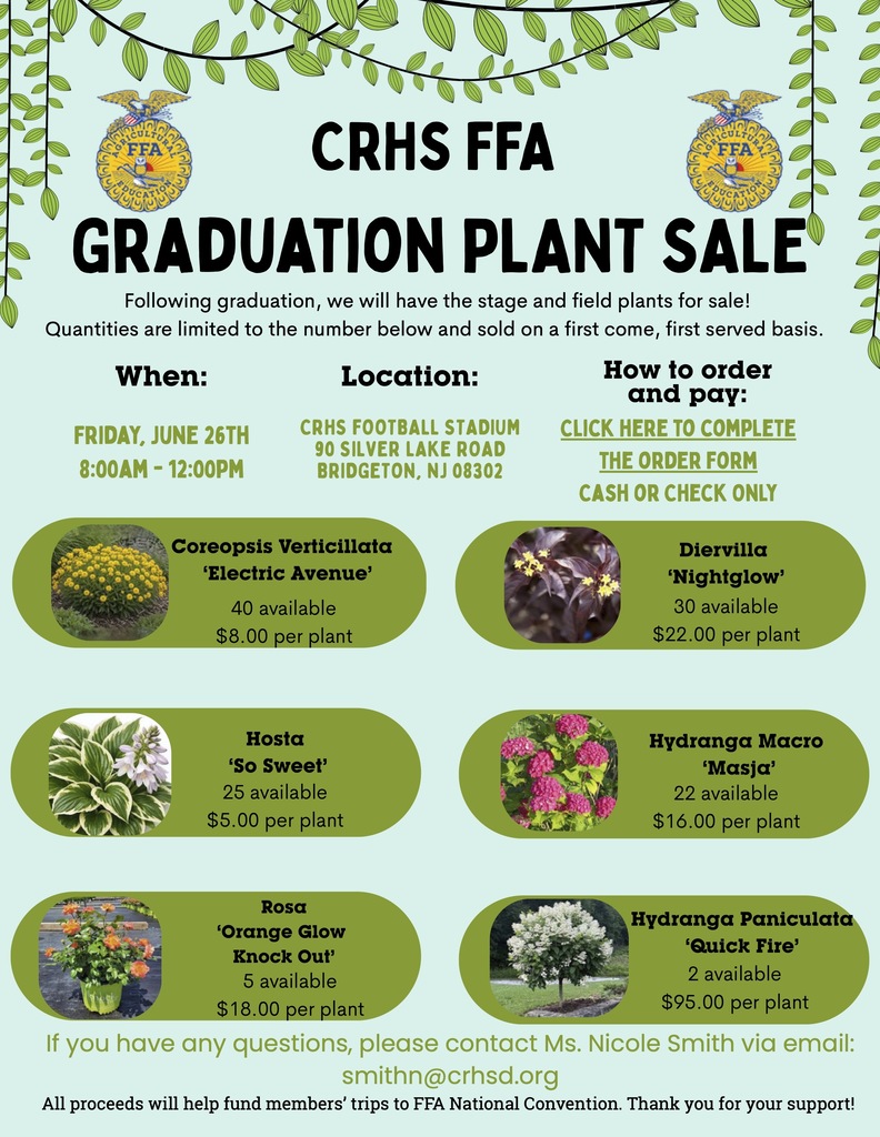 Graduation Plant Sale 2026
