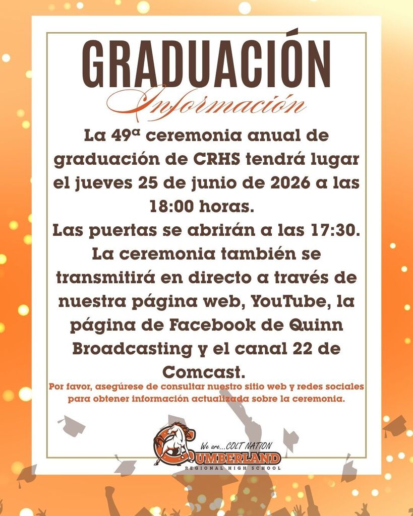 Graduation 2026 Information Spanish