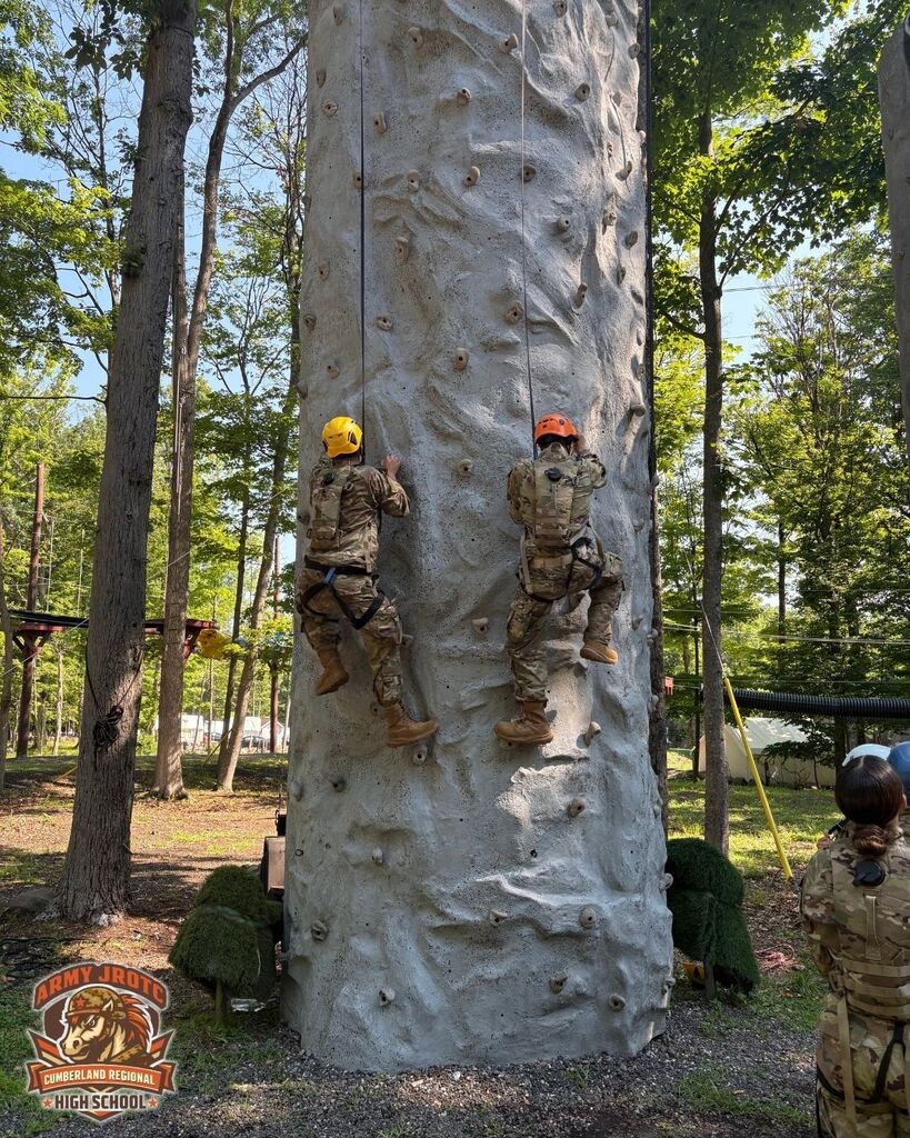 Army JROTC Rock Climbing