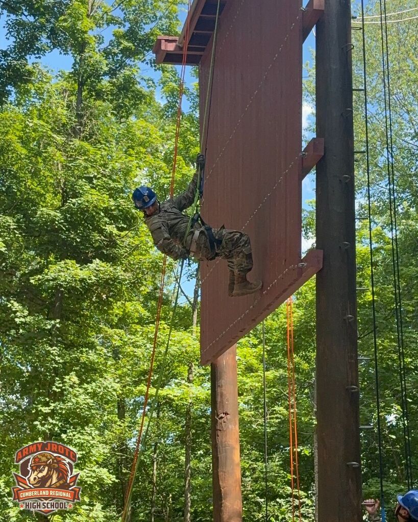 Army JROTC Repelling