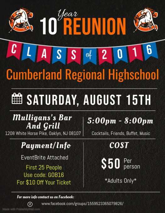 CRHS Class of 2016 Reunion