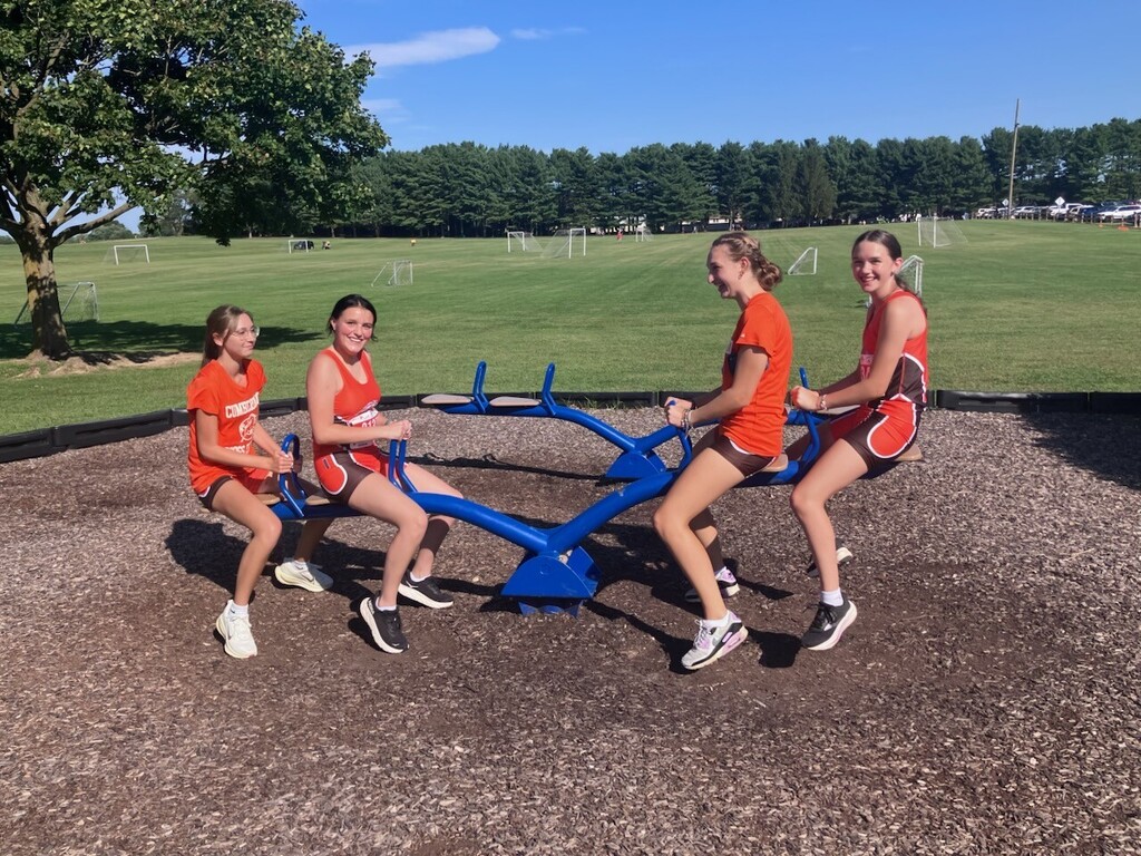 Girls XC Having Fun