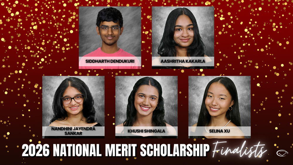 CV celebrates five seniors who have been named as 2026 National Merit Scholarship finalists..