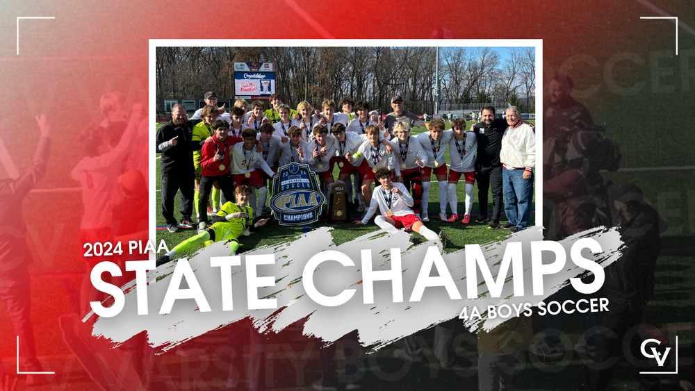 CVSD Boys Varsity Soccer are crowned the 2024 4A Boys Soccer State Champions.