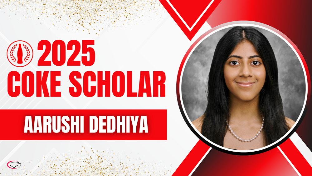 CVHS senior Aarushi Dedhiya was named a 2025 Coke Scholar.