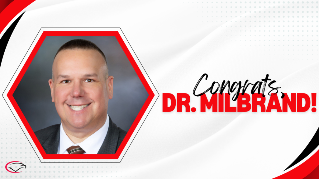 Decorative image of Dr. Milbrand, CV Assistant Superintendent.